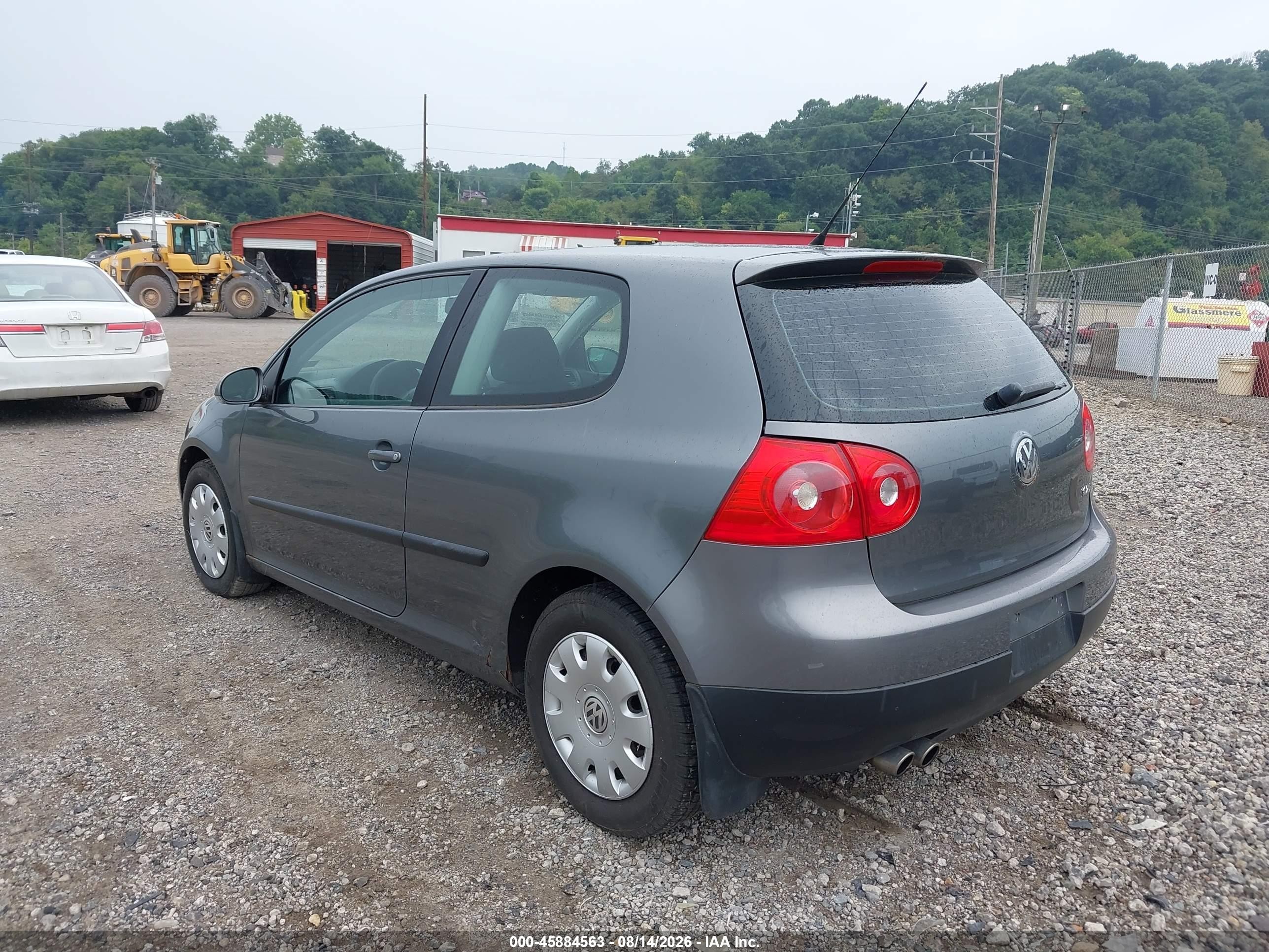 2008 Volkswagen Rabbit S Gray vin: WVWBA71KX8W136014