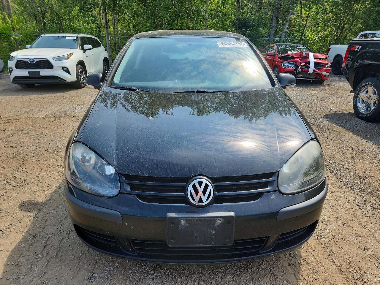 2009 Volkswagen Rabbit Black vin: WVWBA71KX9W013105
