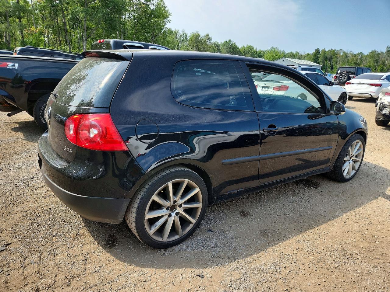 2009 Volkswagen Rabbit Black vin: WVWBA71KX9W013105