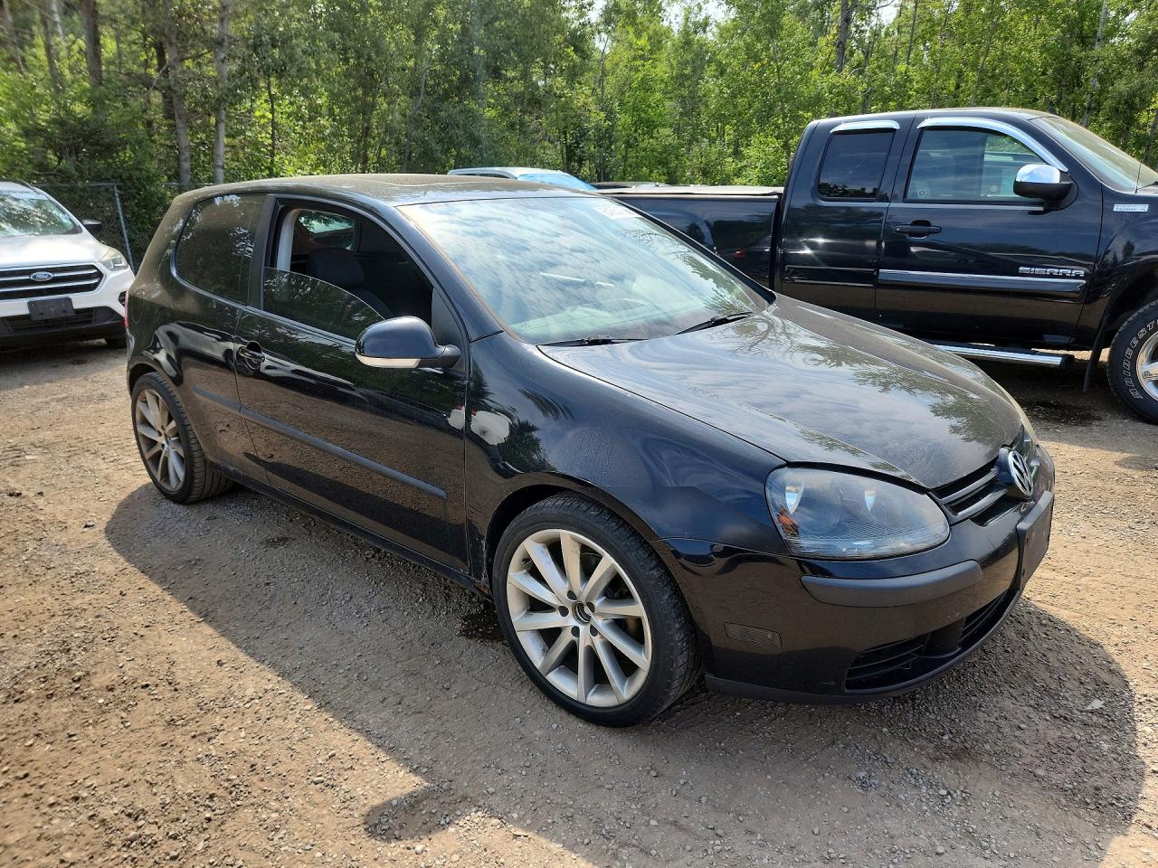 2009 Volkswagen Rabbit Black vin: WVWBA71KX9W013105