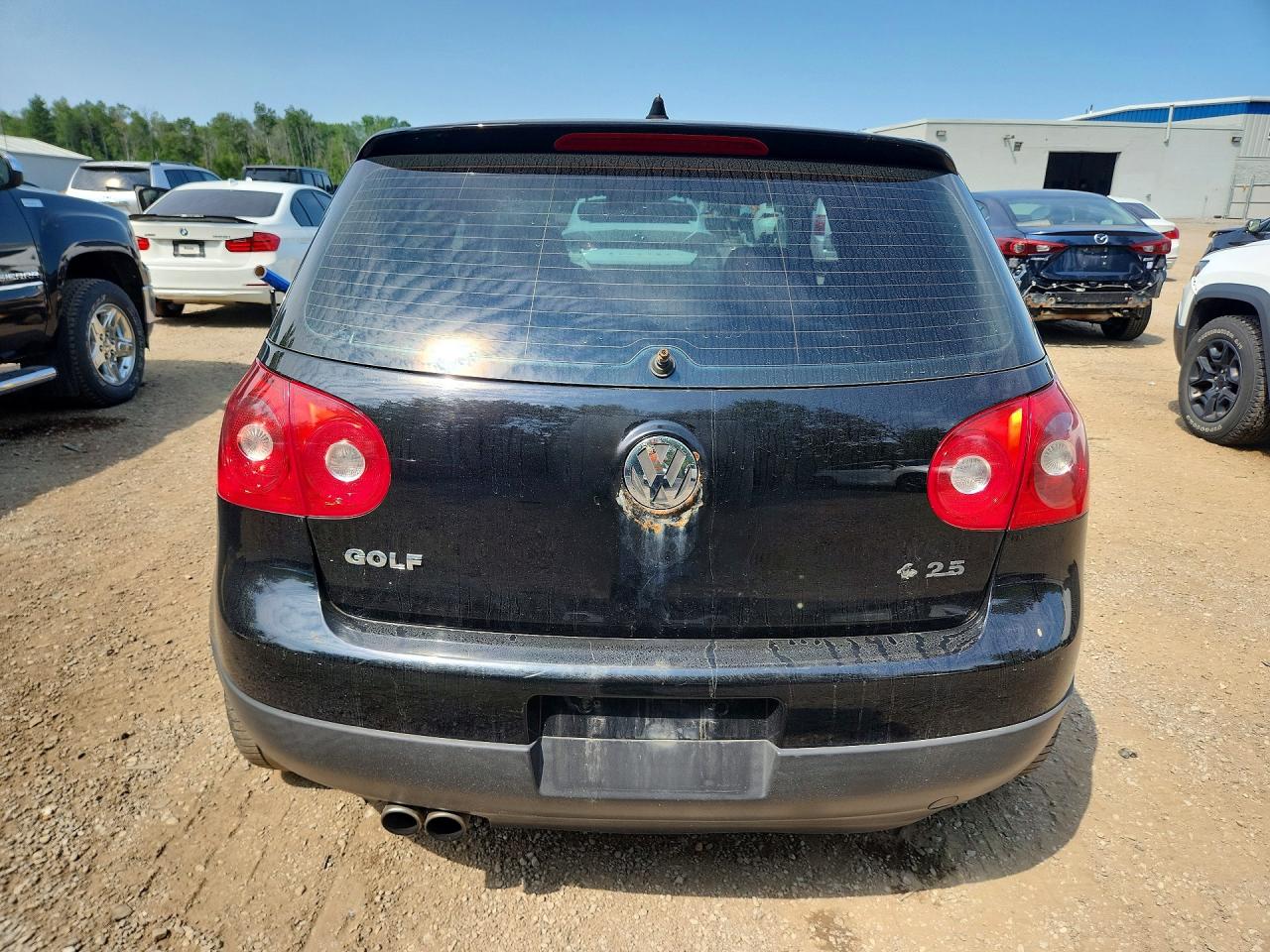 2009 Volkswagen Rabbit Black vin: WVWBA71KX9W013105