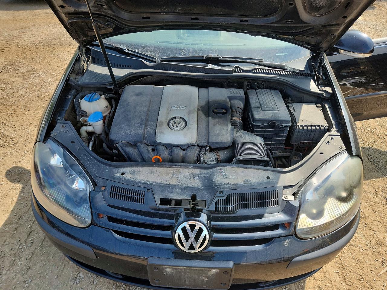 2009 Volkswagen Rabbit Black vin: WVWBA71KX9W013105