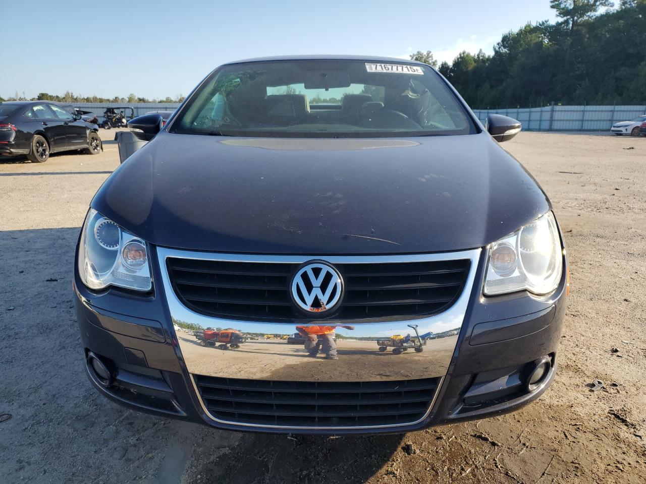 2010 Volkswagen Eos Turbo Blue vin: WVWBA7AH0AV013757