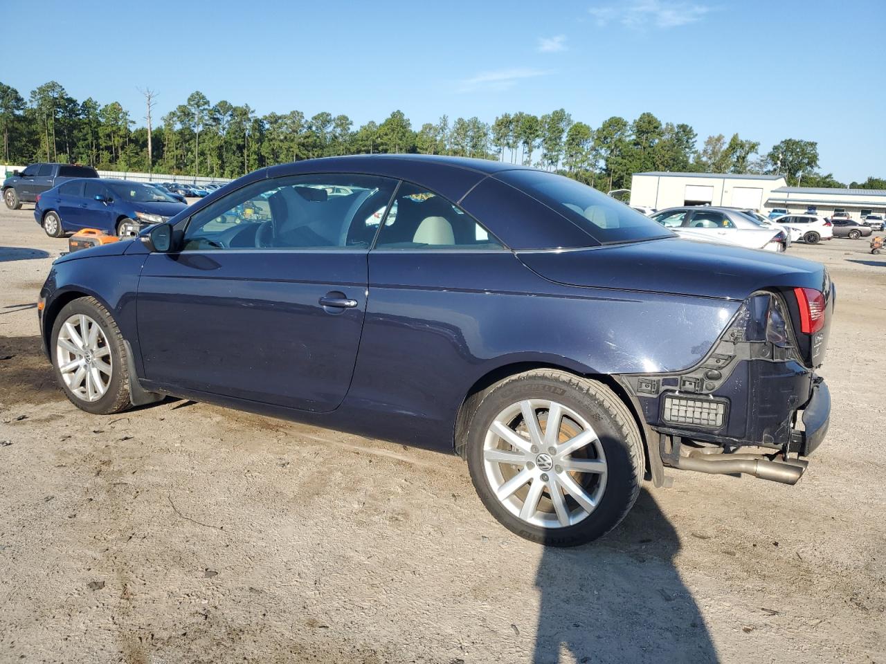 2010 Volkswagen Eos Turbo Blue vin: WVWBA7AH0AV013757