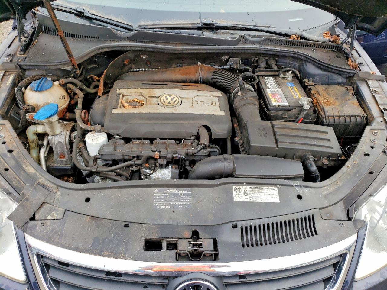 2011 Volkswagen Eos Komfort Blue vin: WVWBA7AH1BV001201