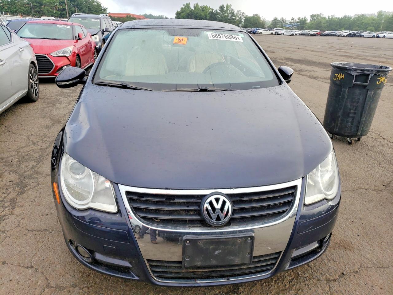 2011 Volkswagen Eos Komfort Blue vin: WVWBA7AH1BV001201