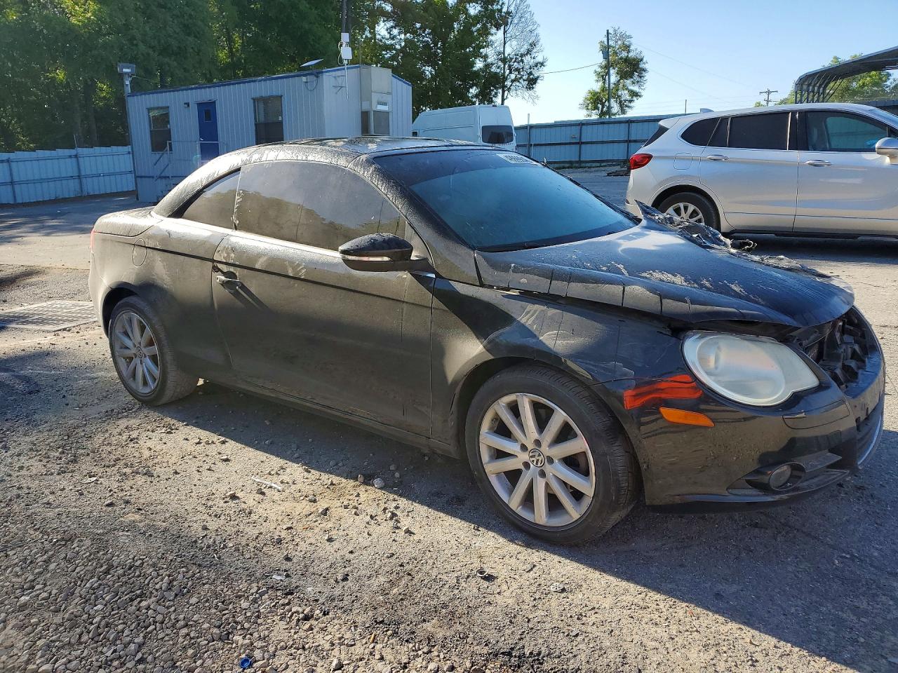 2011 Volkswagen Eos Komfort Black vin: WVWBA7AH2BV001983