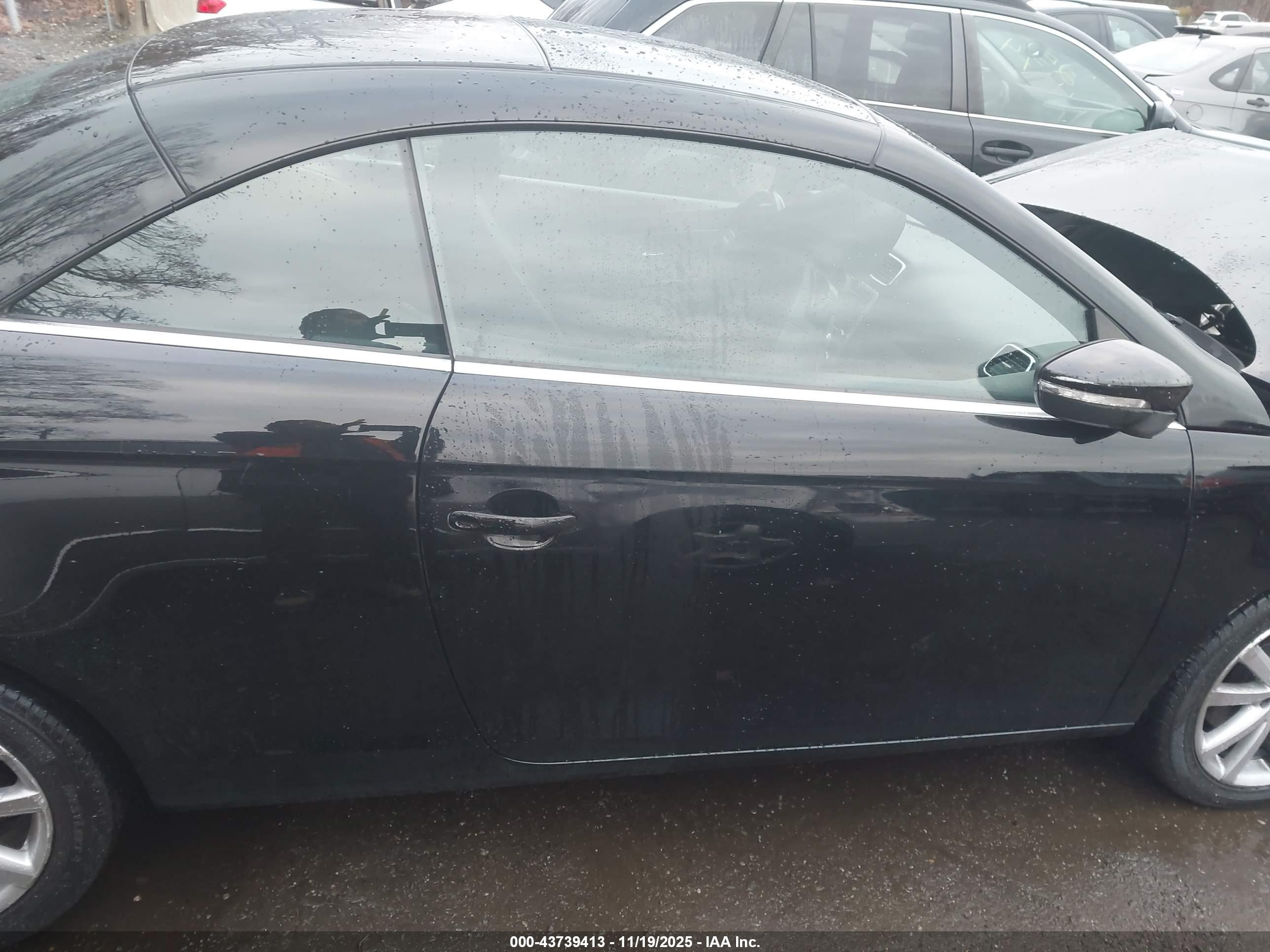 2011 Volkswagen Eos Komfort Black vin: WVWBA7AH3BV001975