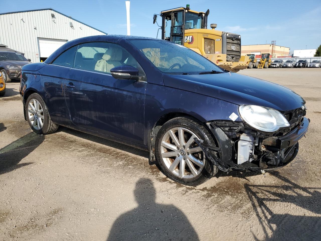 2011 Volkswagen Eos Komfort Blue vin: WVWBA7AH3BV002138