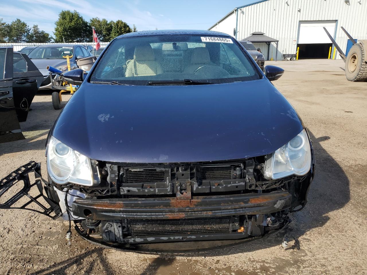 2011 Volkswagen Eos Komfort Blue vin: WVWBA7AH3BV002138