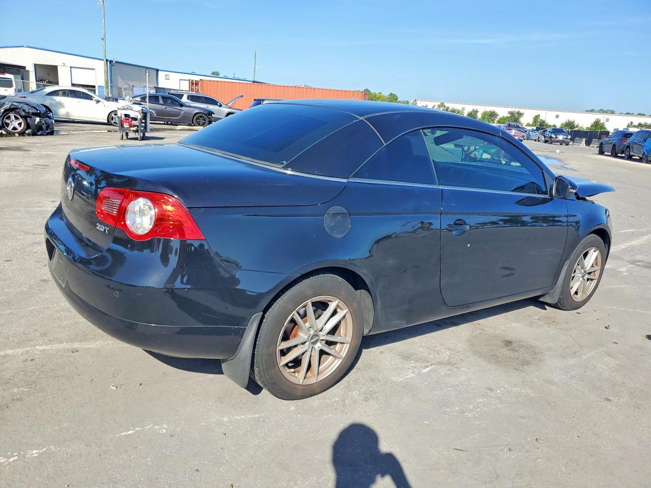 2010 Volkswagen Eos Turbo Black vin: WVWBA7AH7AV019331
