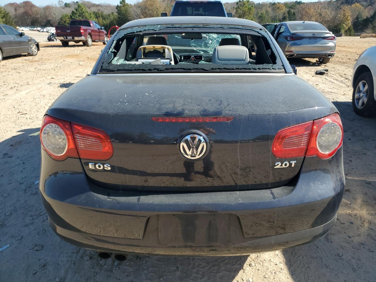 2010 Volkswagen Eos Turbo Black vin: WVWBA7AH8AV012632