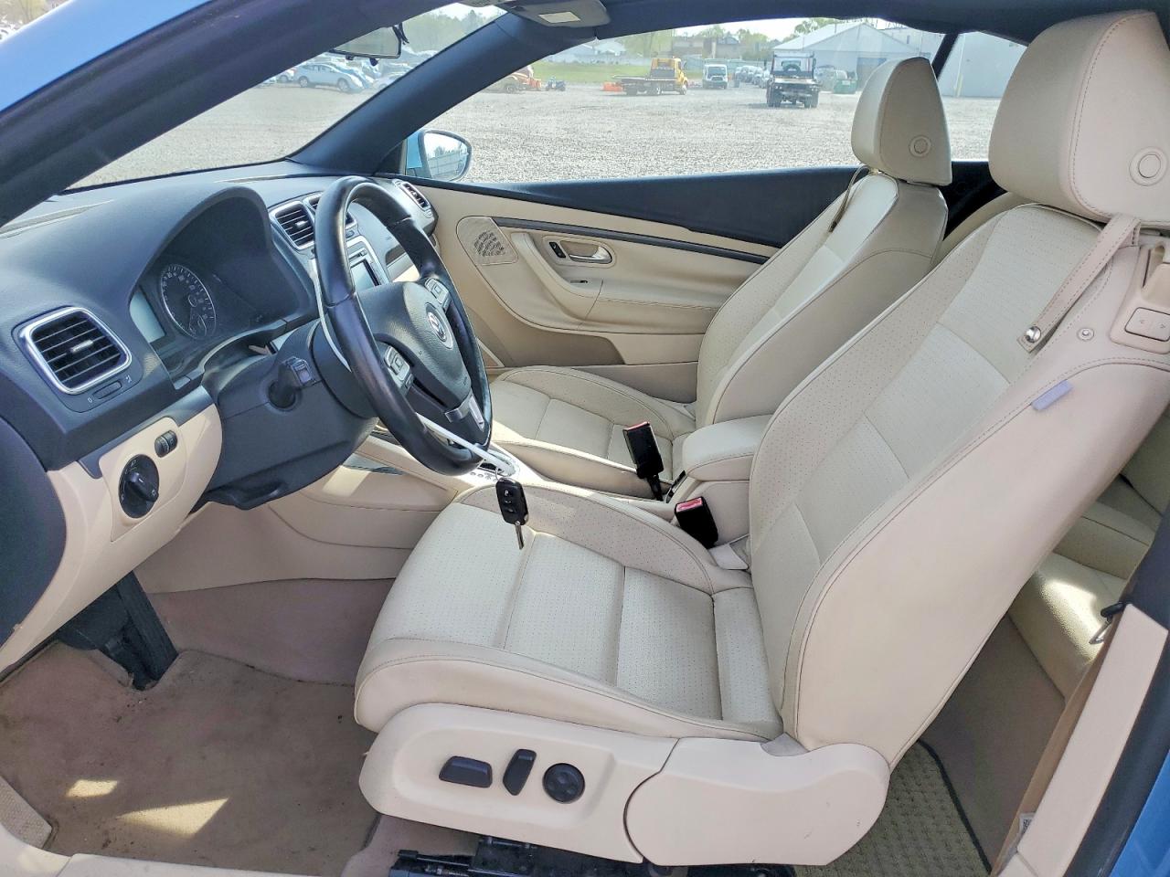 2010 Volkswagen Eos Turbo Blue vin: WVWBA7AHXAV014477