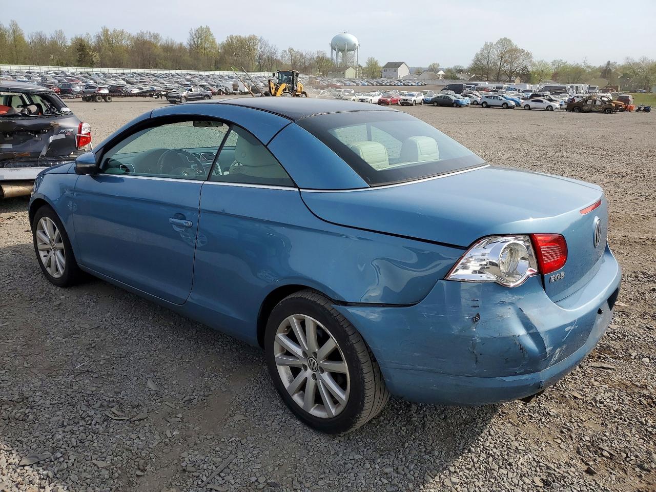 2010 Volkswagen Eos Turbo Blue vin: WVWBA7AHXAV014477