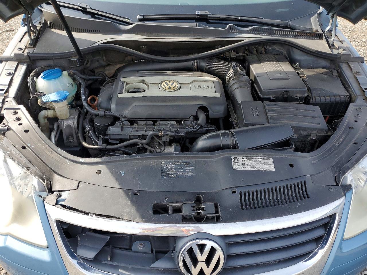 2010 Volkswagen Eos Turbo Blue vin: WVWBA7AHXAV014477