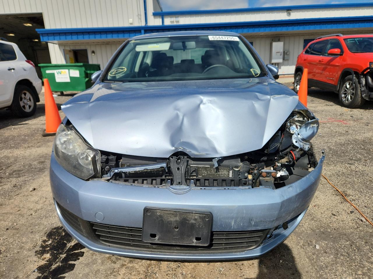 2010 Volkswagen Golf Base / S Синий vin: WVWBA7AJ2AW379488