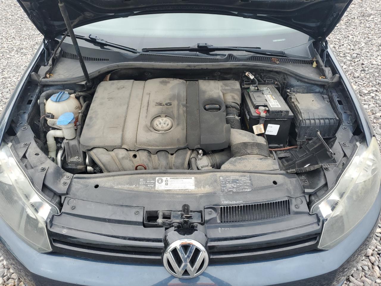 2010 Volkswagen Golf Синий vin: WVWBA7AJ5AW277537