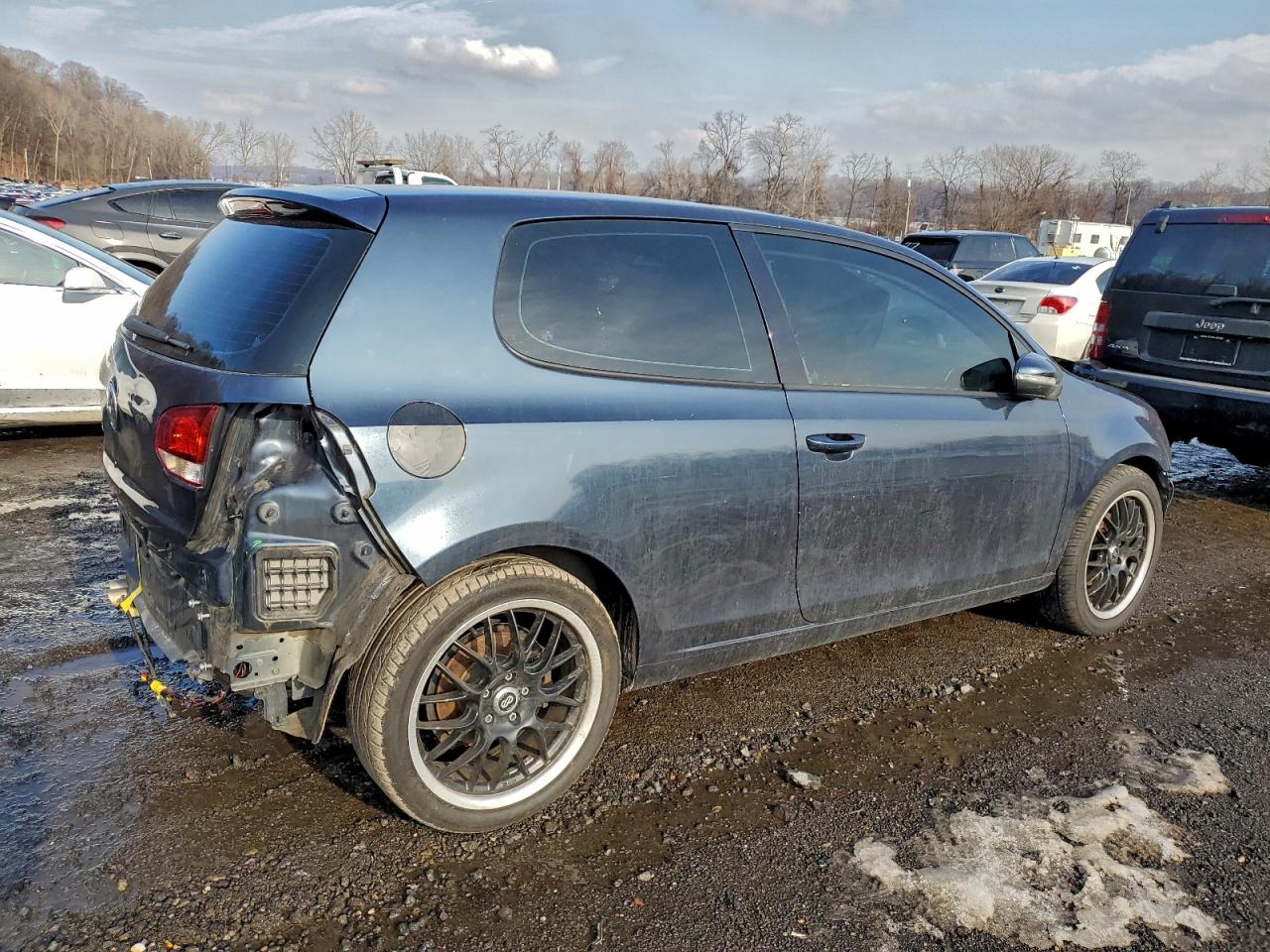 2010 Volkswagen Golf Угольный vin: WVWBA7AJ5AW416016