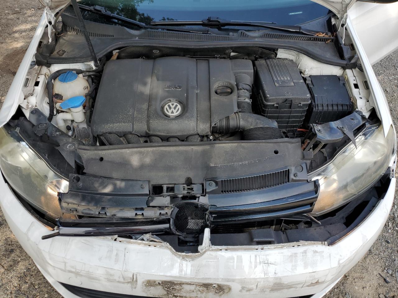 2010 Volkswagen Golf Белый vin: WVWBA7AJ6AW304941