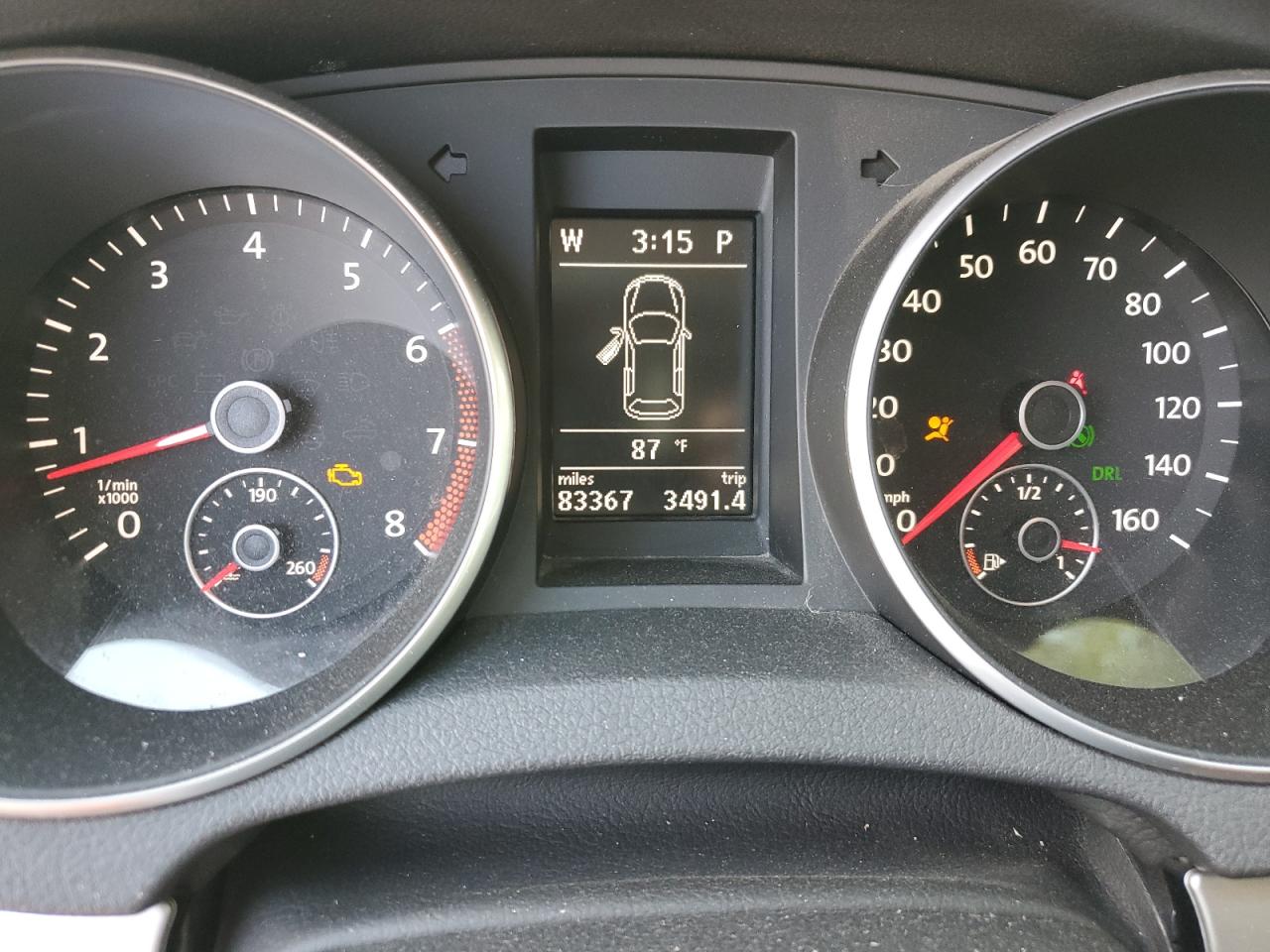 2010 Volkswagen Golf Белый vin: WVWBA7AJ6AW304941
