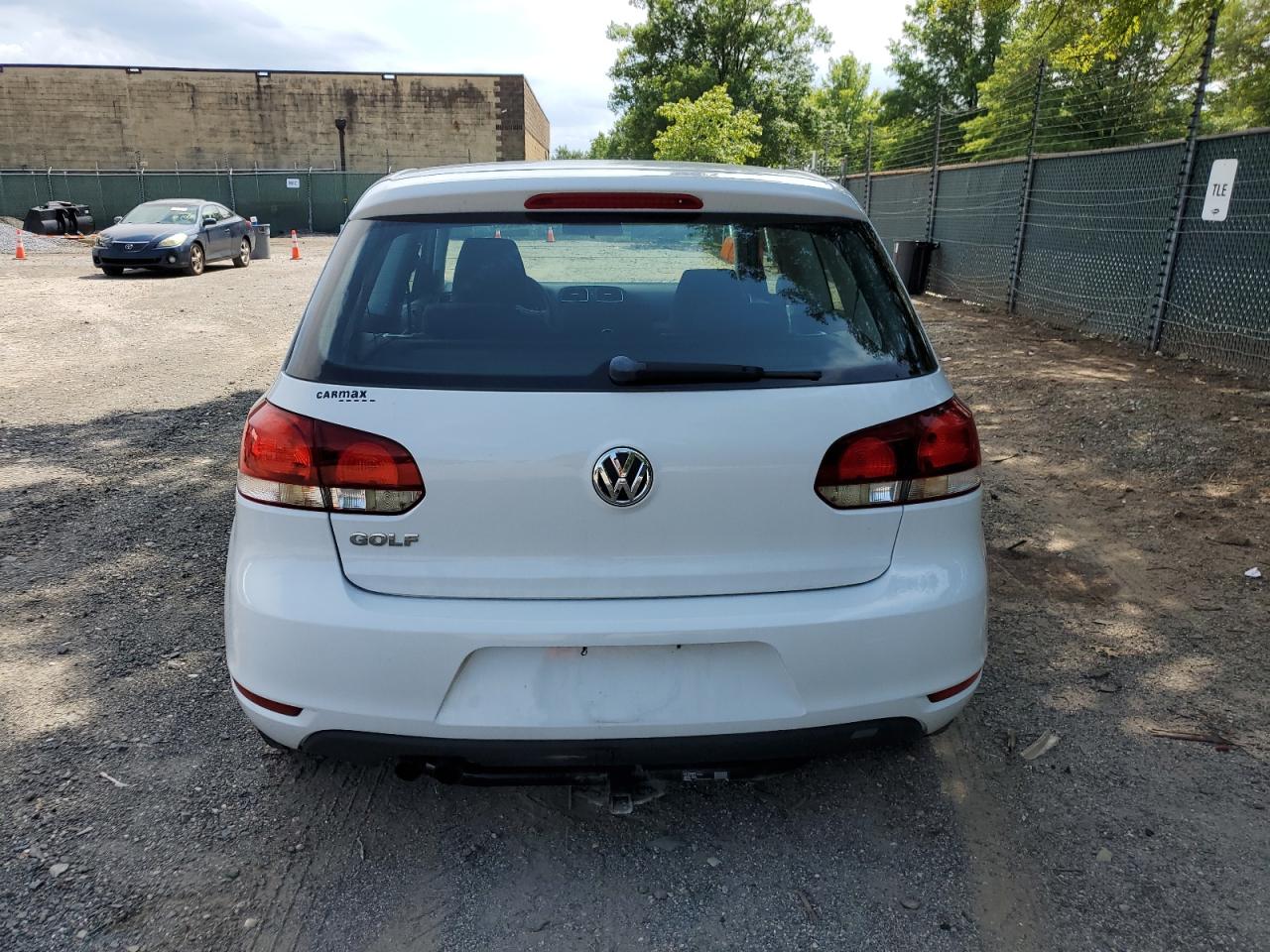 2010 Volkswagen Golf Белый vin: WVWBA7AJ6AW304941