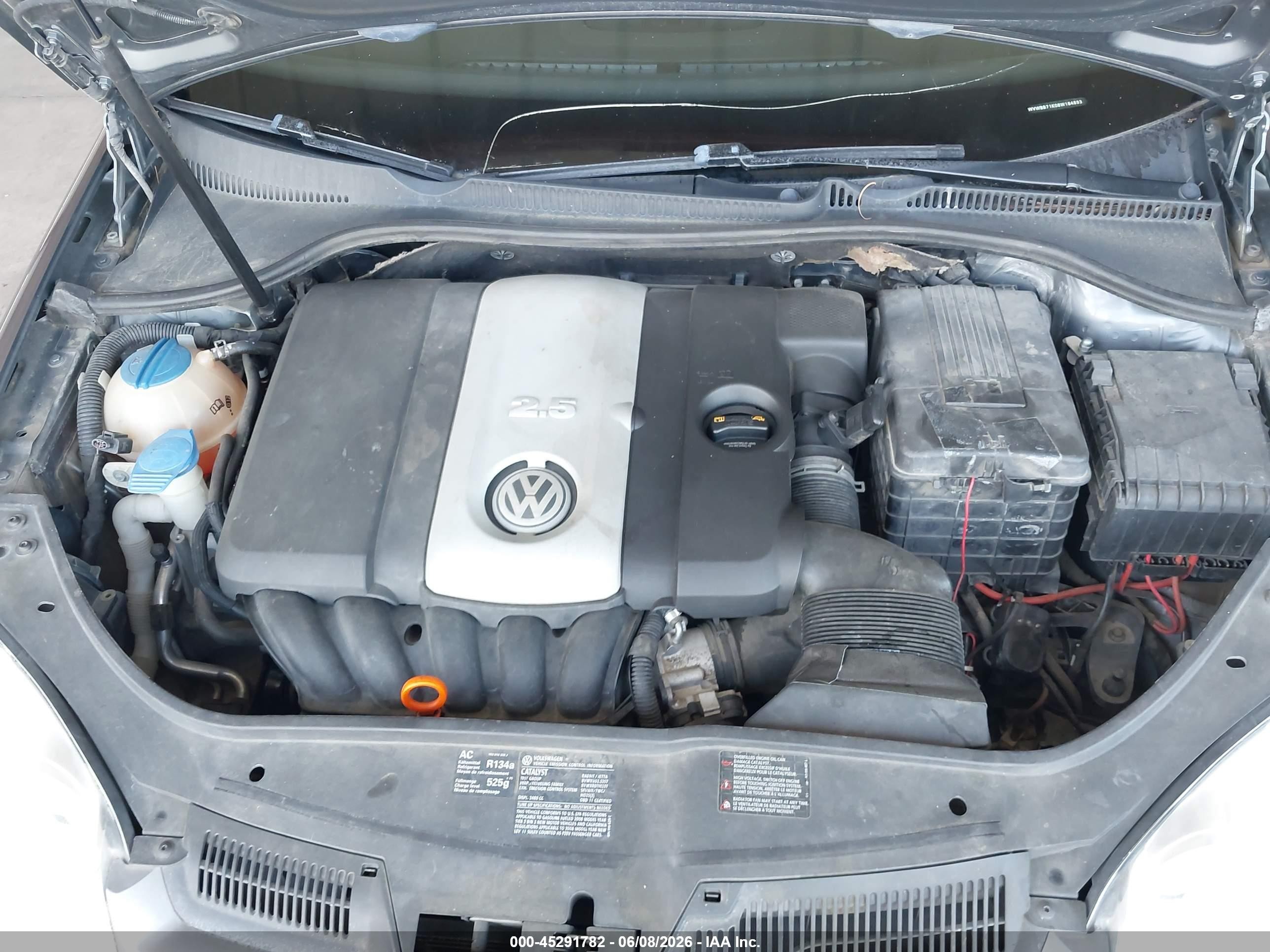 2008 Volkswagen Rabbit S Silver vin: WVWBB71K08W184893