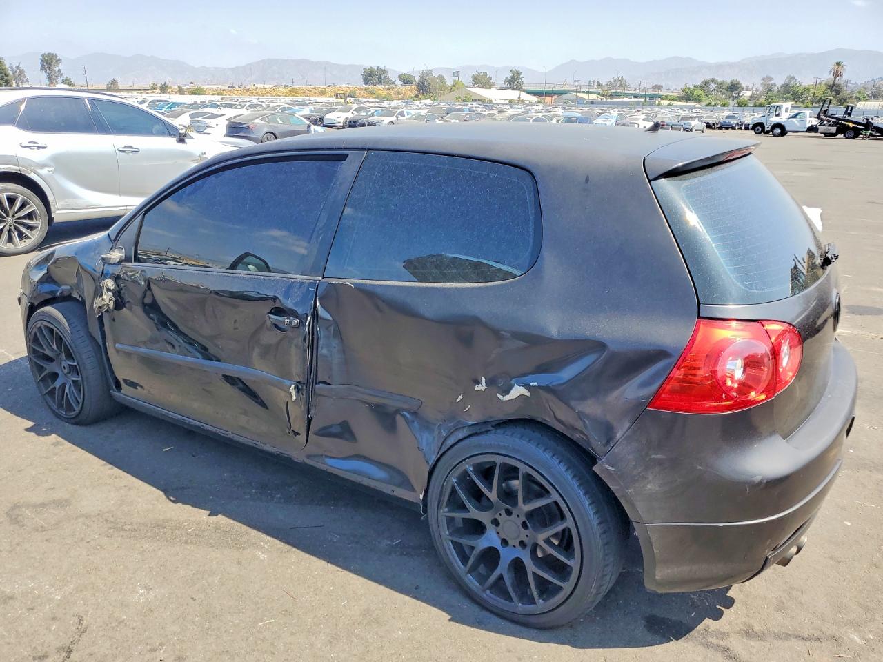 2009 Volkswagen Rabbit Black vin: WVWBB71K19W038276