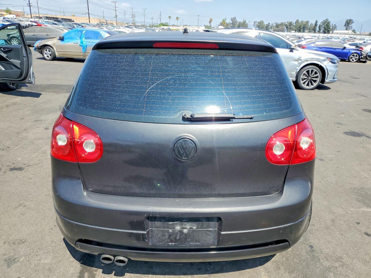 2009 Volkswagen Rabbit Black vin: WVWBB71K19W038276