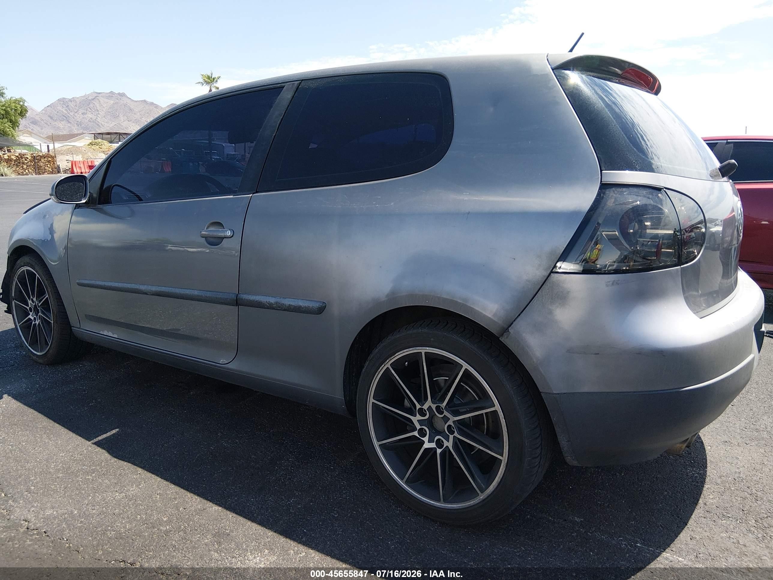 2009 Volkswagen Rabbit S Gray vin: WVWBB71K29W145188