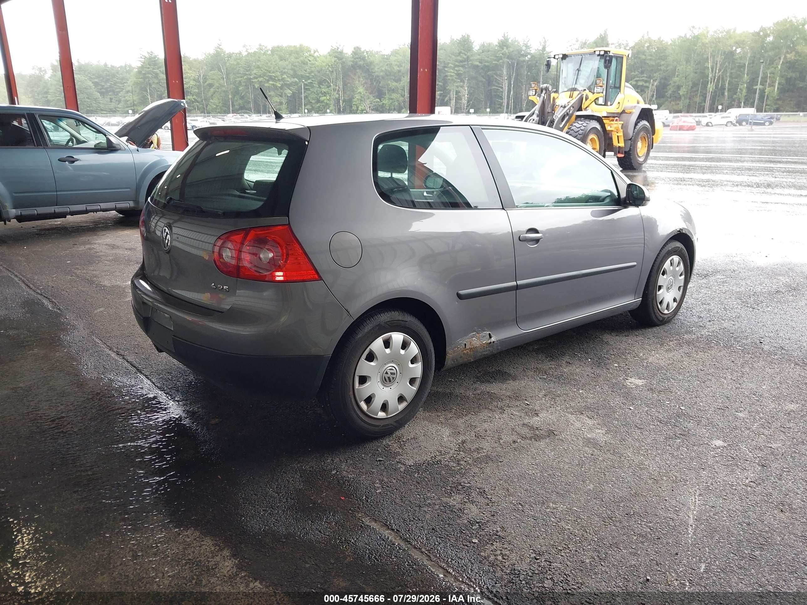 2009 Volkswagen Rabbit S Blue vin: WVWBB71K49W010147