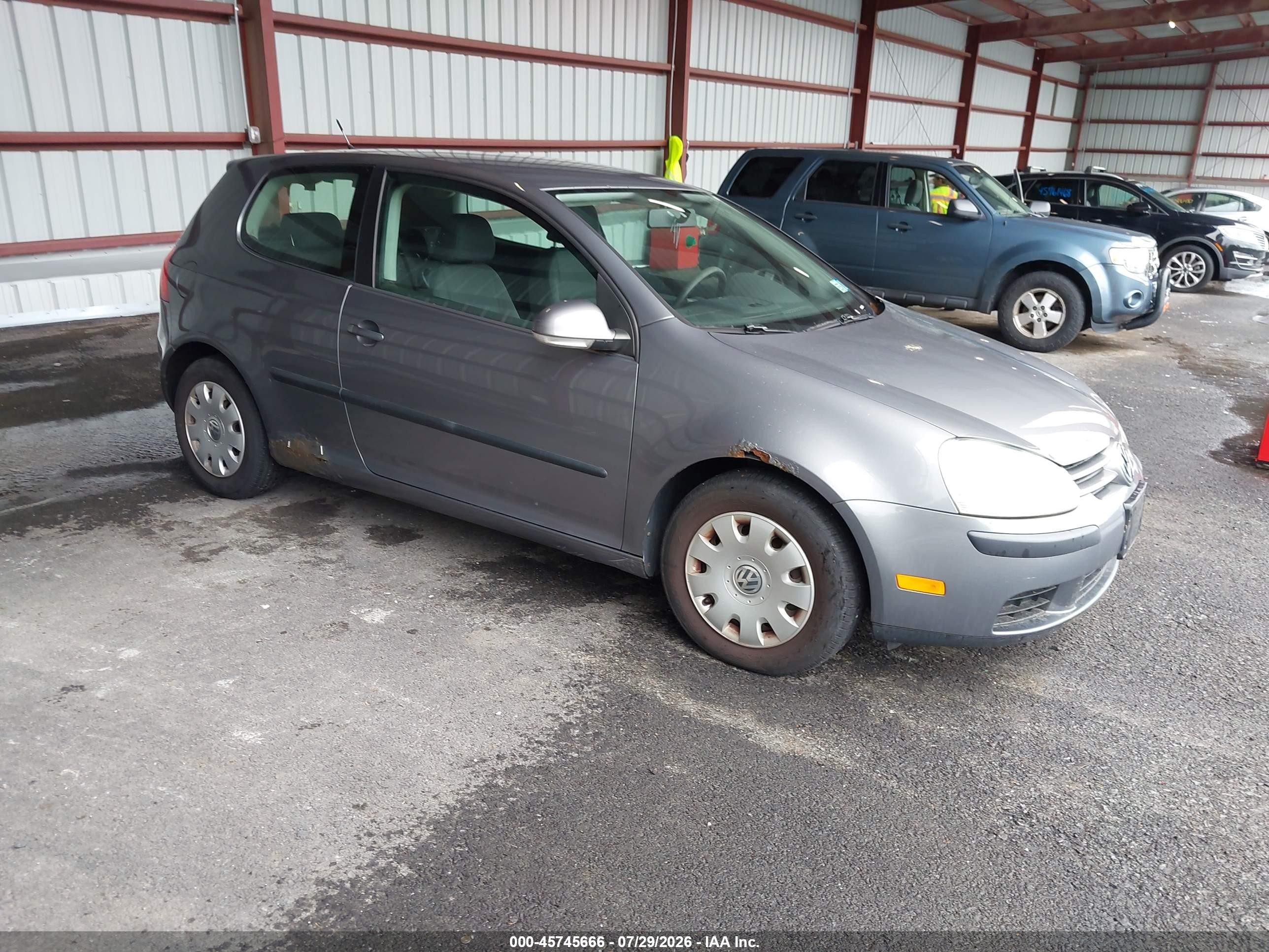 2009 Volkswagen Rabbit S Blue vin: WVWBB71K49W010147