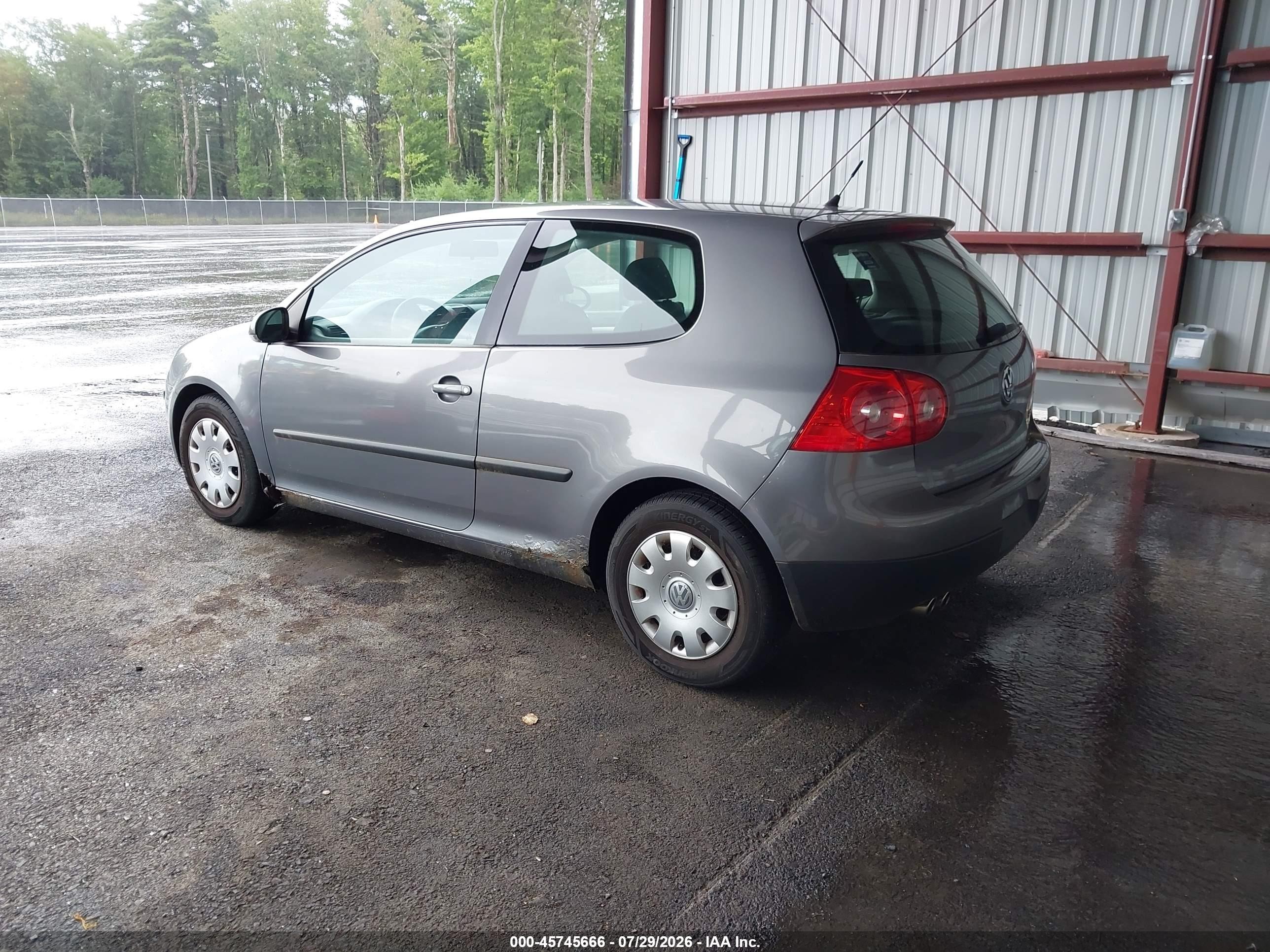 2009 Volkswagen Rabbit S Blue vin: WVWBB71K49W010147