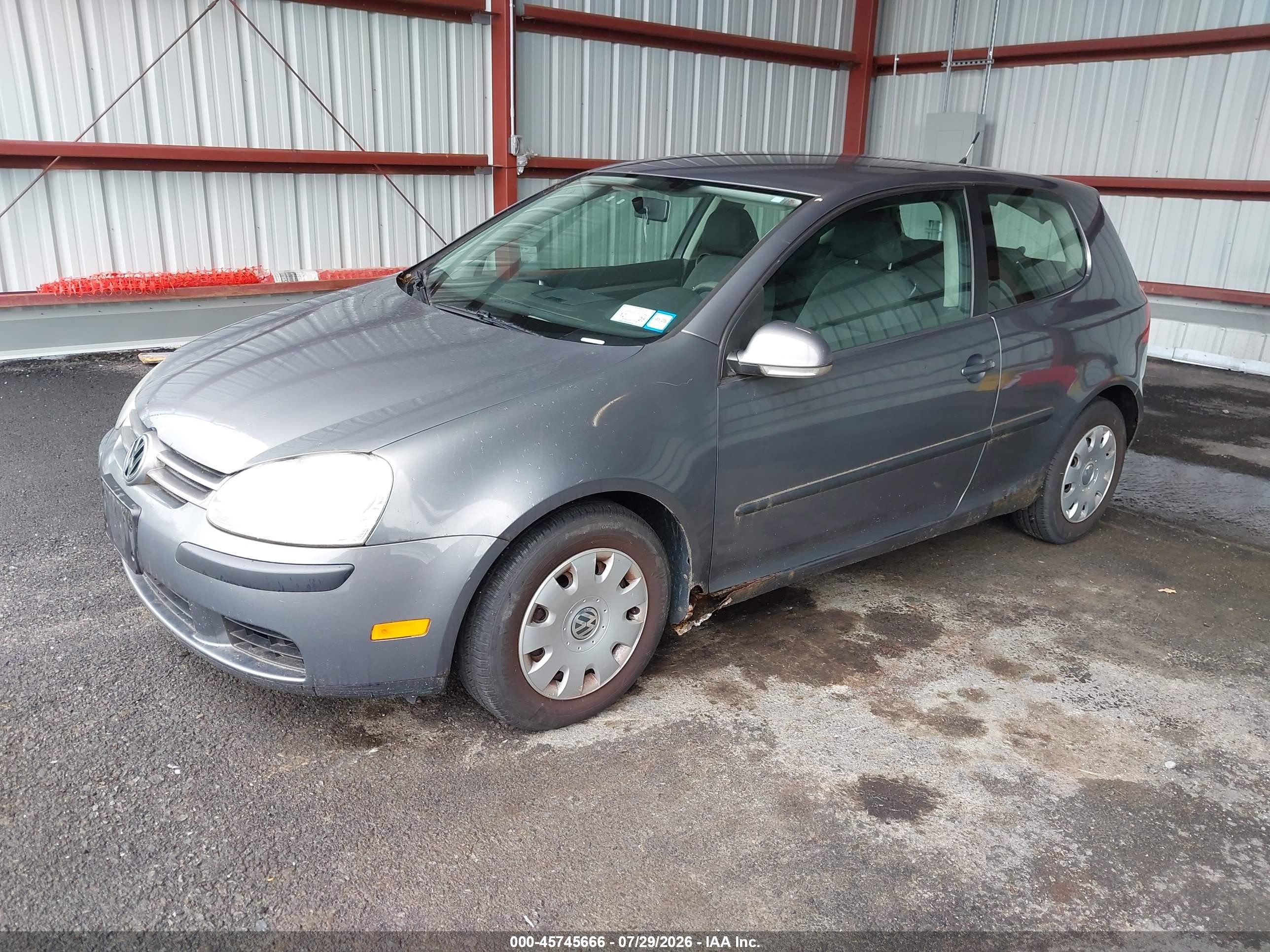 2009 Volkswagen Rabbit S Blue vin: WVWBB71K49W010147