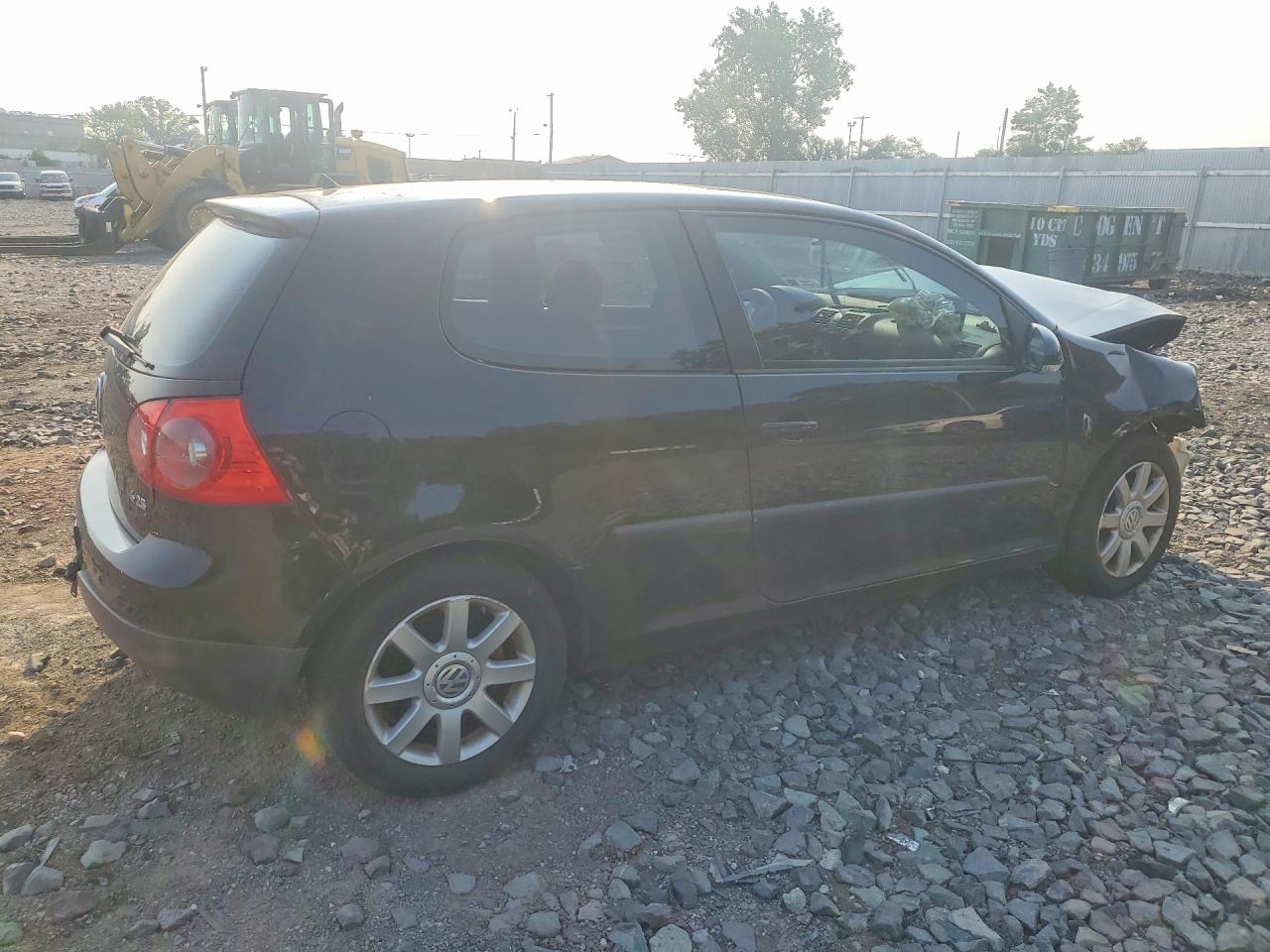 2009 Volkswagen Rabbit Black vin: WVWBB71K69W027676