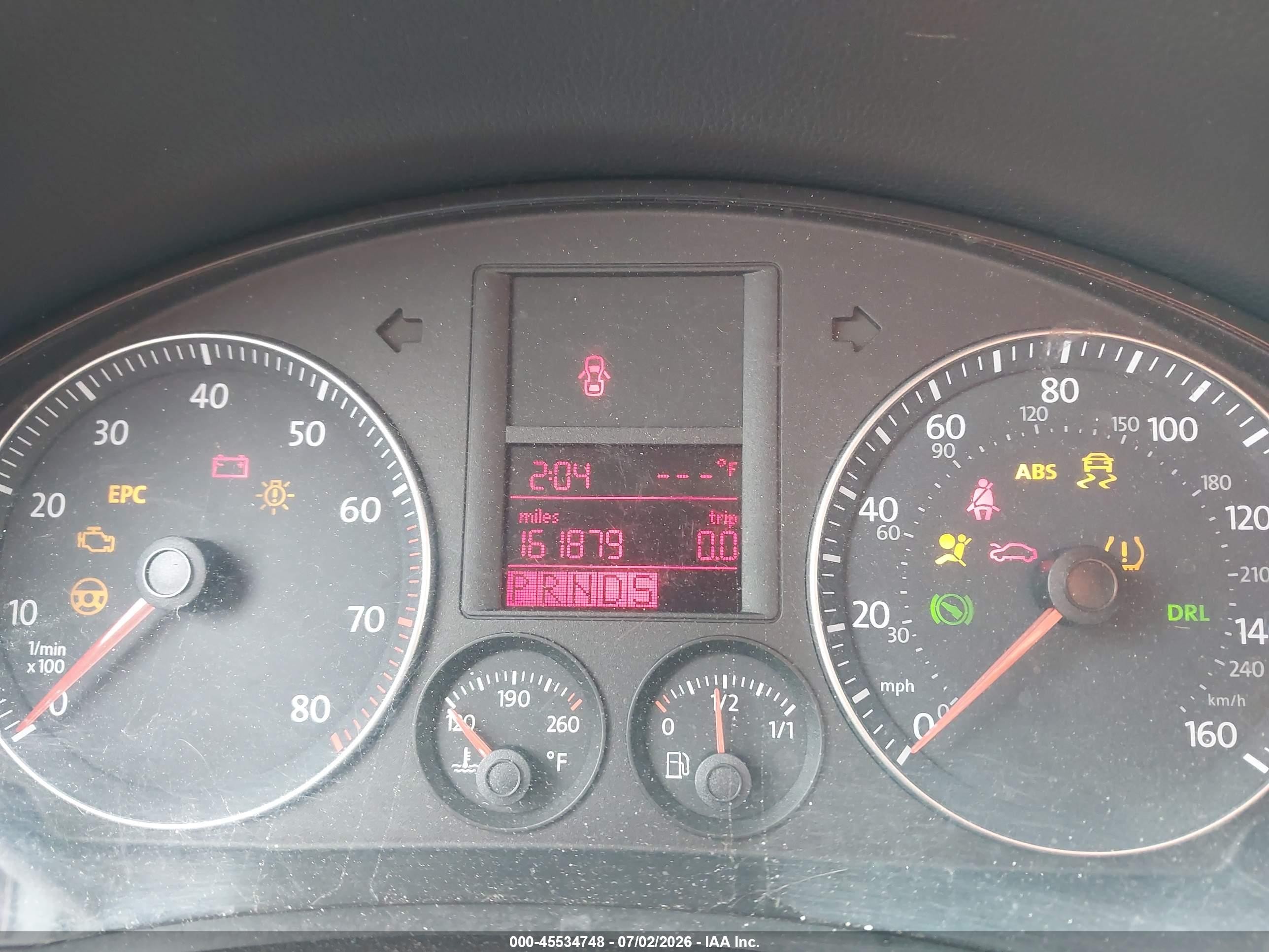 2009 Volkswagen Rabbit S Gray vin: WVWBB71K79W020803