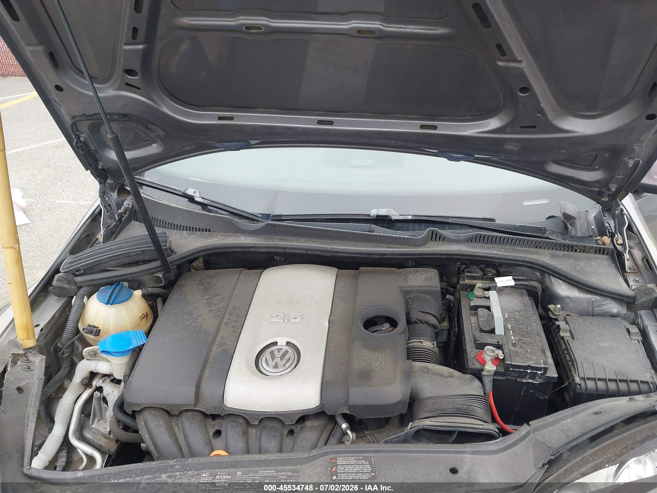 2009 Volkswagen Rabbit S Gray vin: WVWBB71K79W020803