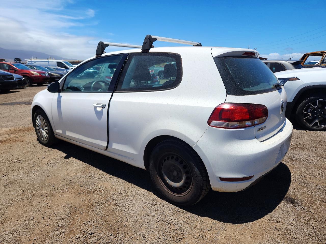 2010 Volkswagen Golf White vin: WVWBB7AJ0AW152927