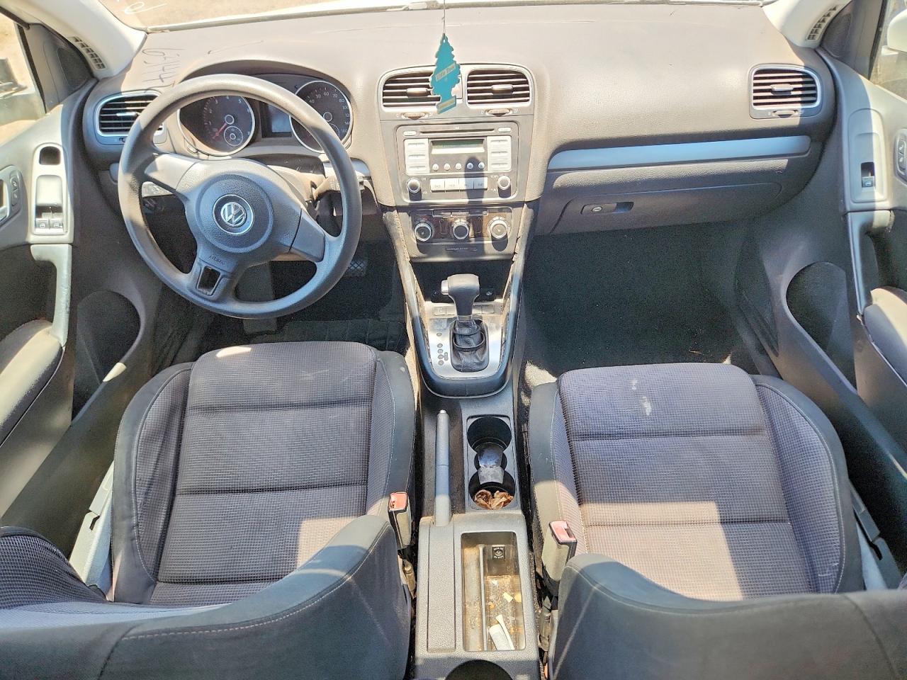 2010 Volkswagen Golf White vin: WVWBB7AJ0AW152927