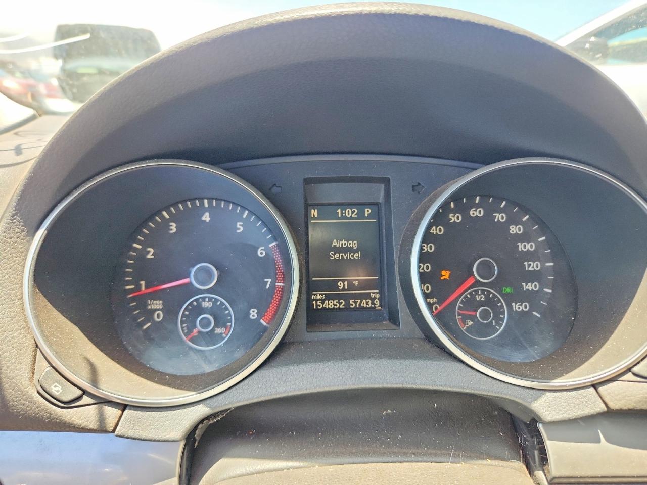 2010 Volkswagen Golf White vin: WVWBB7AJ0AW152927