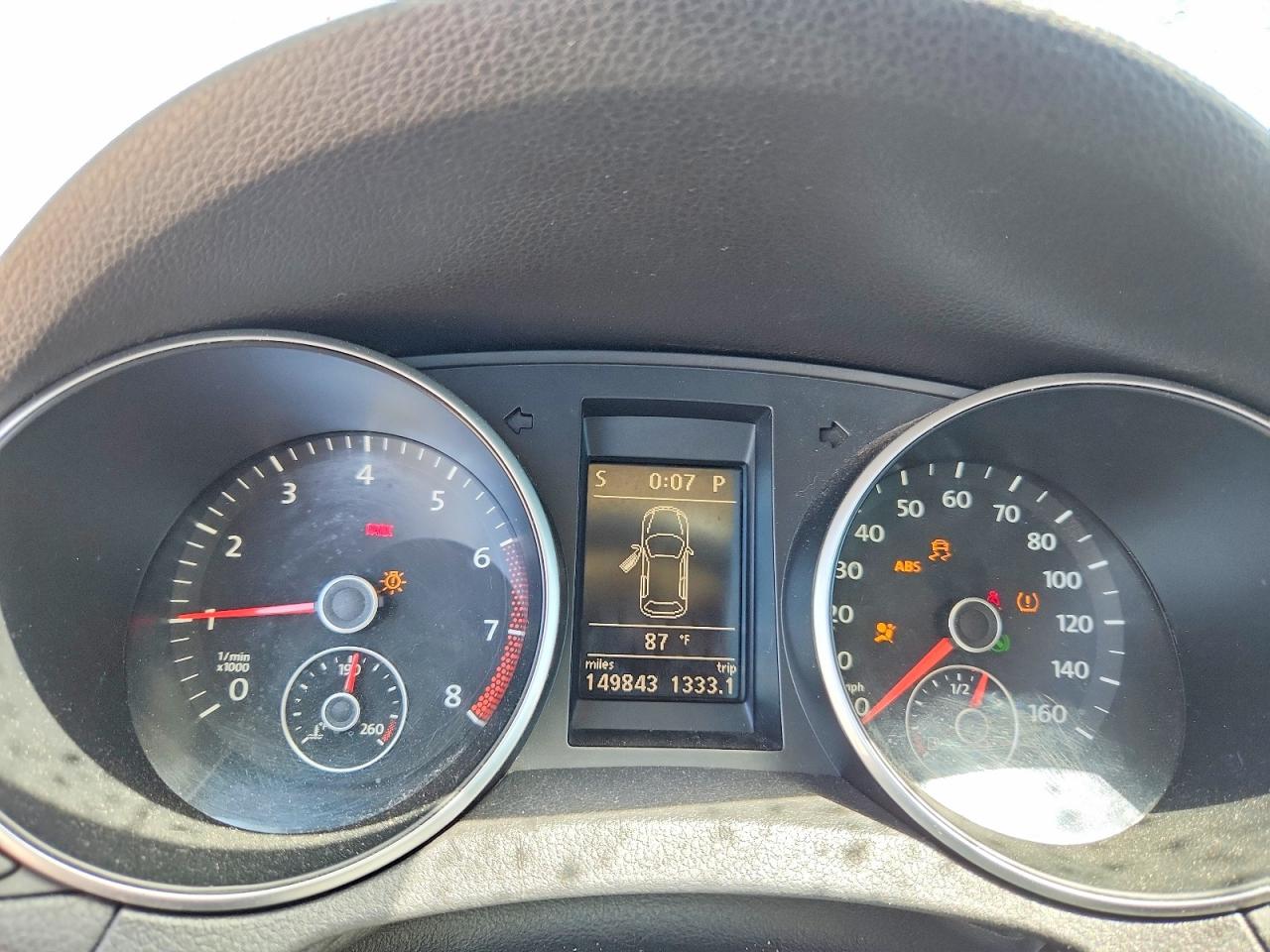 2012 Volkswagen Golf White vin: WVWBB7AJ0CW288977