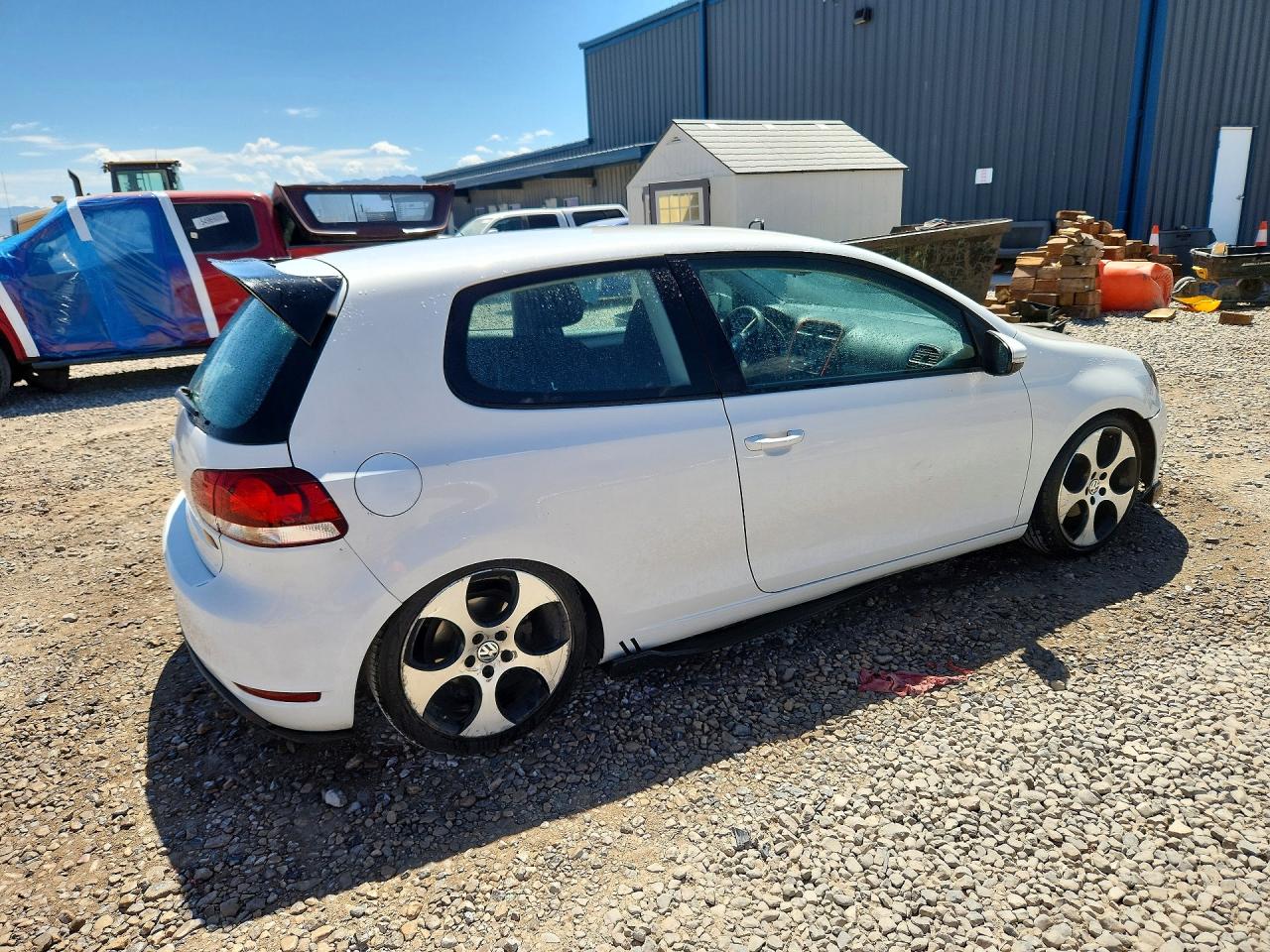 2012 Volkswagen Golf White vin: WVWBB7AJ0CW288977