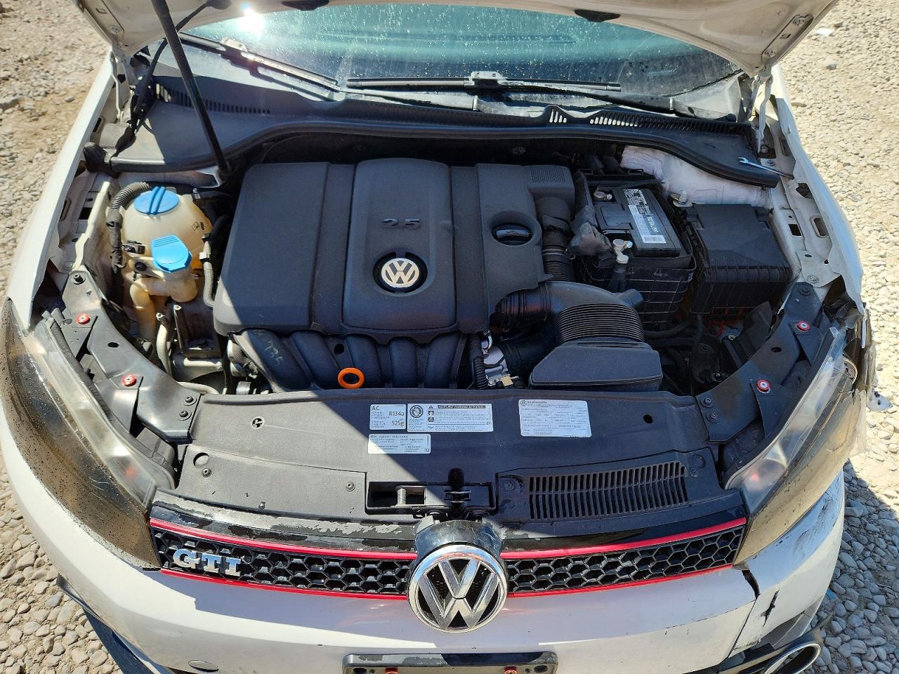 2012 Volkswagen Golf White vin: WVWBB7AJ0CW288977