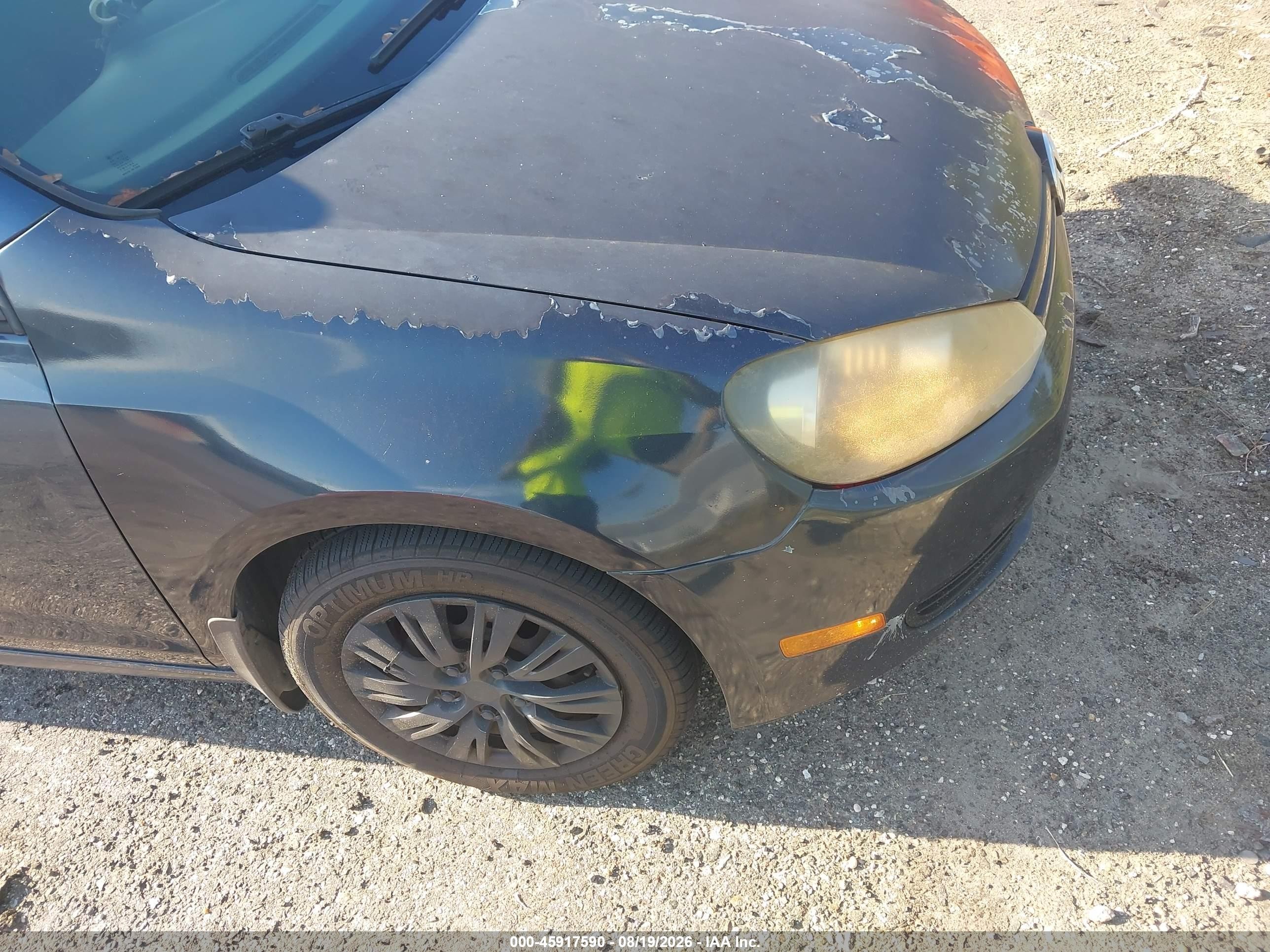 2012 Volkswagen Golf 2.5l 2-door Blue vin: WVWBB7AJ0CW301422