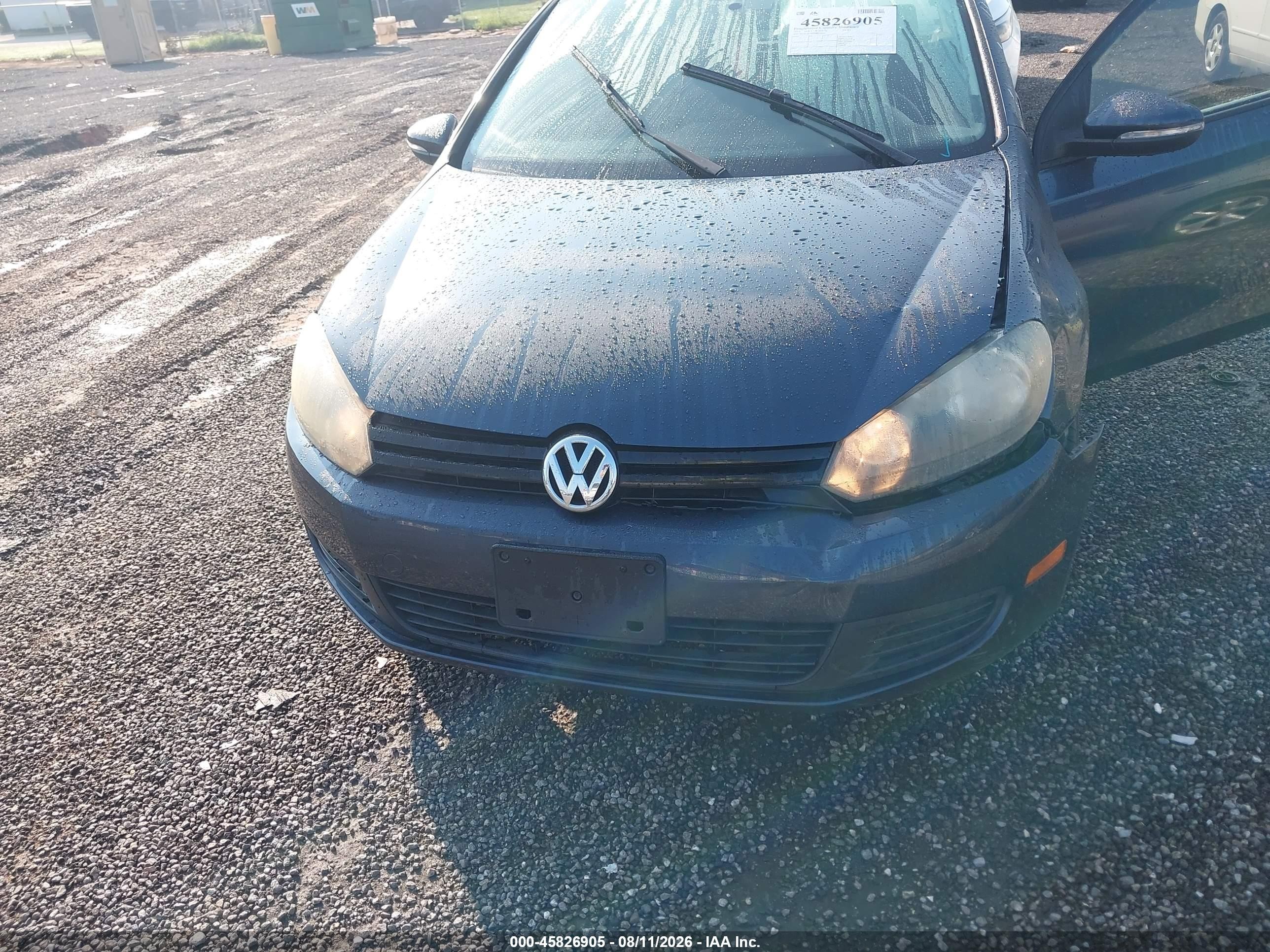 2012 Volkswagen Golf 2.5l 2-door Dark Blue vin: WVWBB7AJ1CW324854