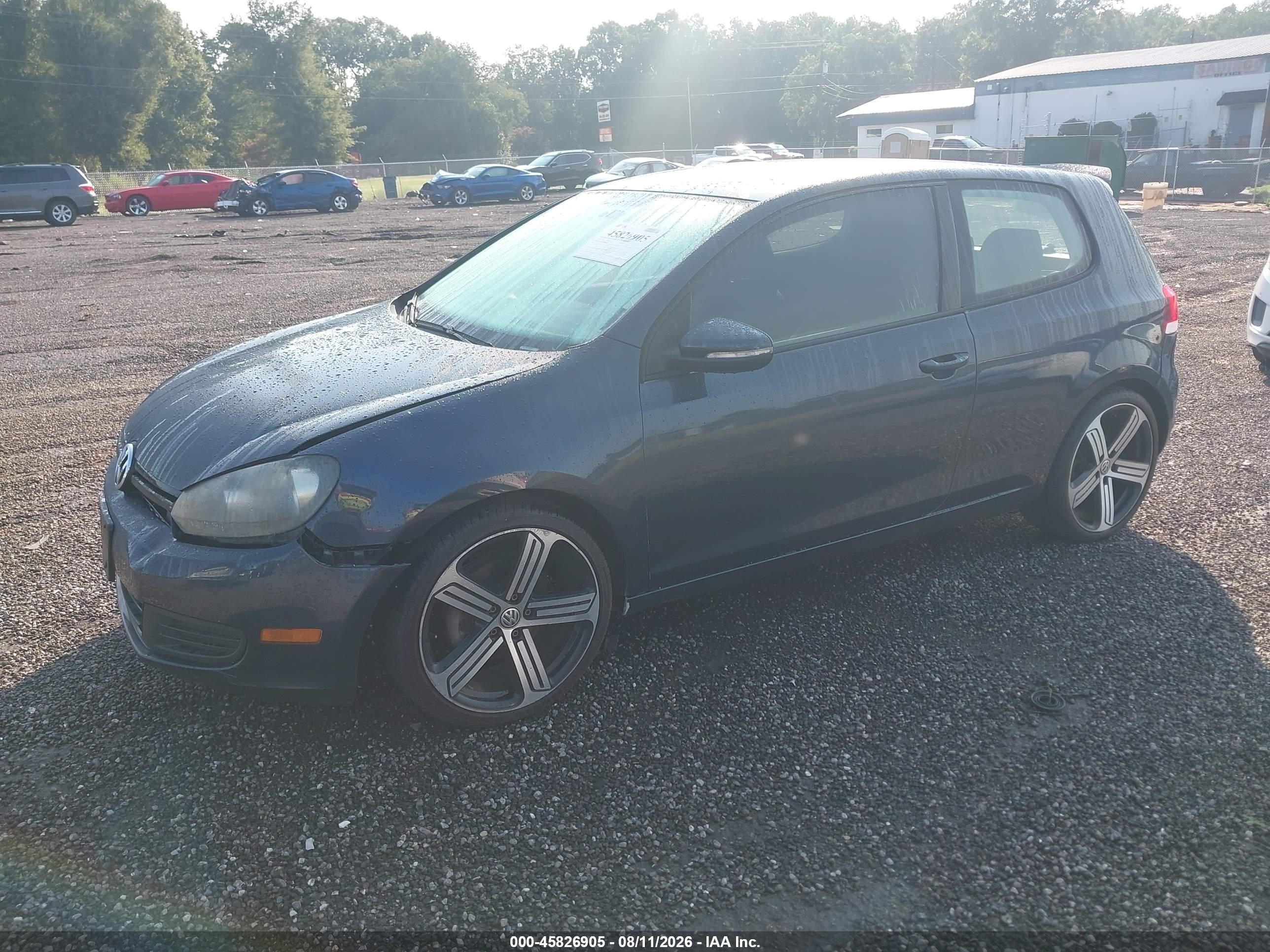 2012 Volkswagen Golf 2.5l 2-door Dark Blue vin: WVWBB7AJ1CW324854