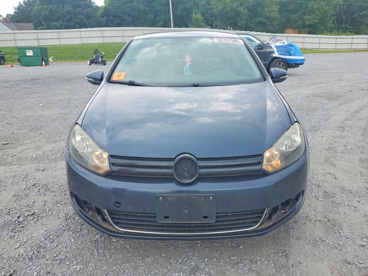 2013 Volkswagen Golf Blue vin: WVWBB7AJ1DW129726
