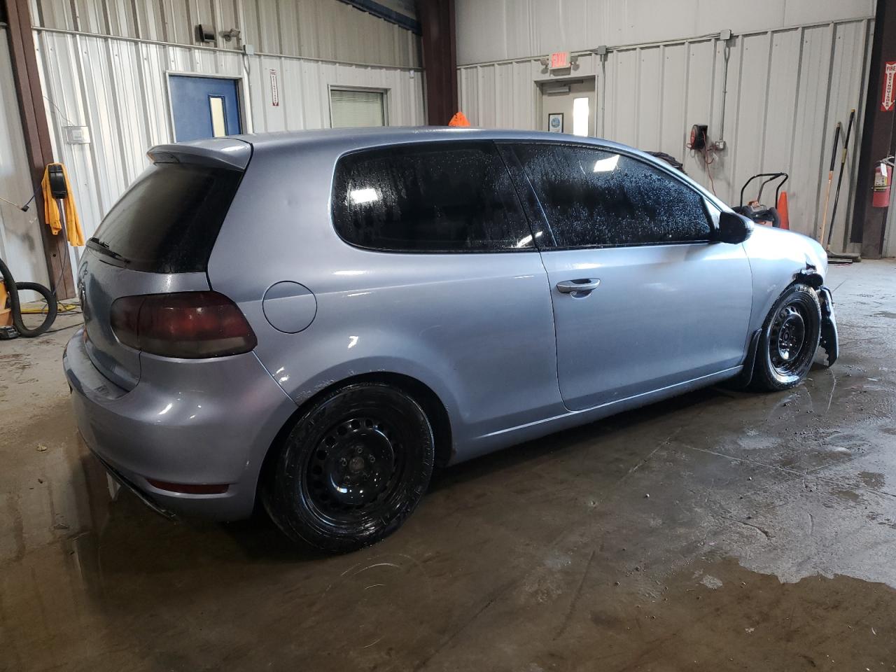 2010 Volkswagen Golf Gray vin: WVWBB7AJ2AW290310