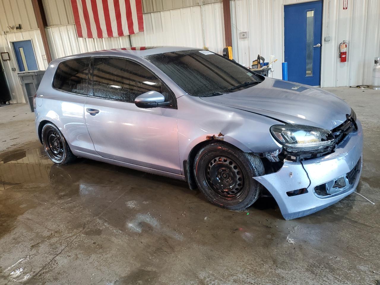2010 Volkswagen Golf Gray vin: WVWBB7AJ2AW290310
