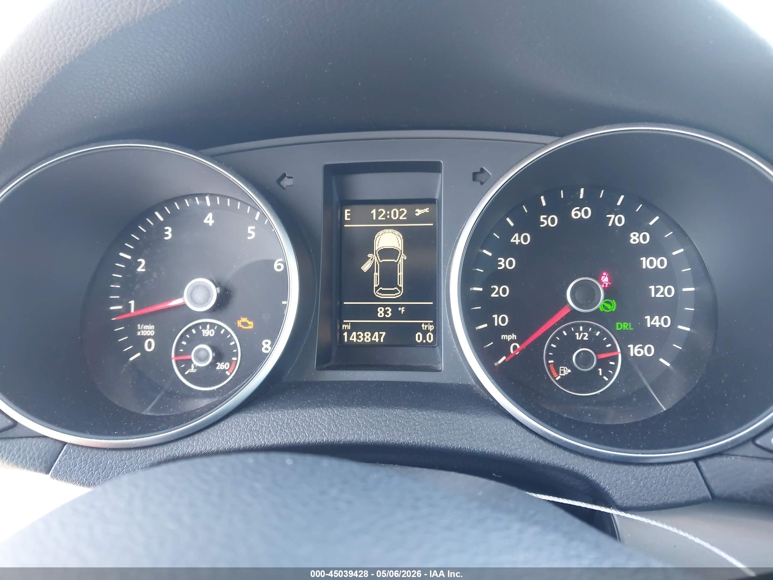 2013 Volkswagen Golf 2.5l 2-door Серый vin: WVWBB7AJ2DW036875