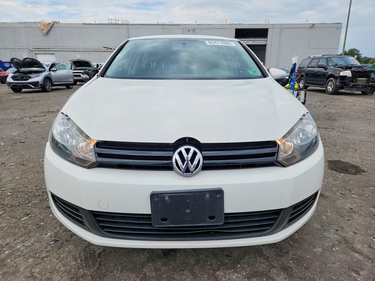 2013 Volkswagen Golf White vin: WVWBB7AJ2DW120906